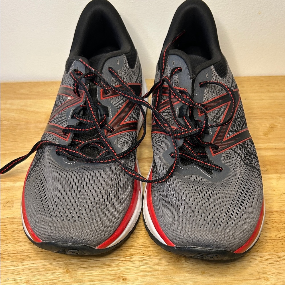 New Balance Black and Red Fresh Foam Evare Sneakers